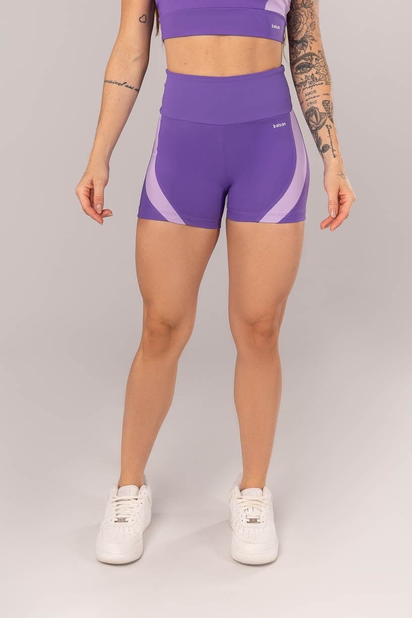 Short com Recortes (Violeta / Lilás) | Ref: K4334-C