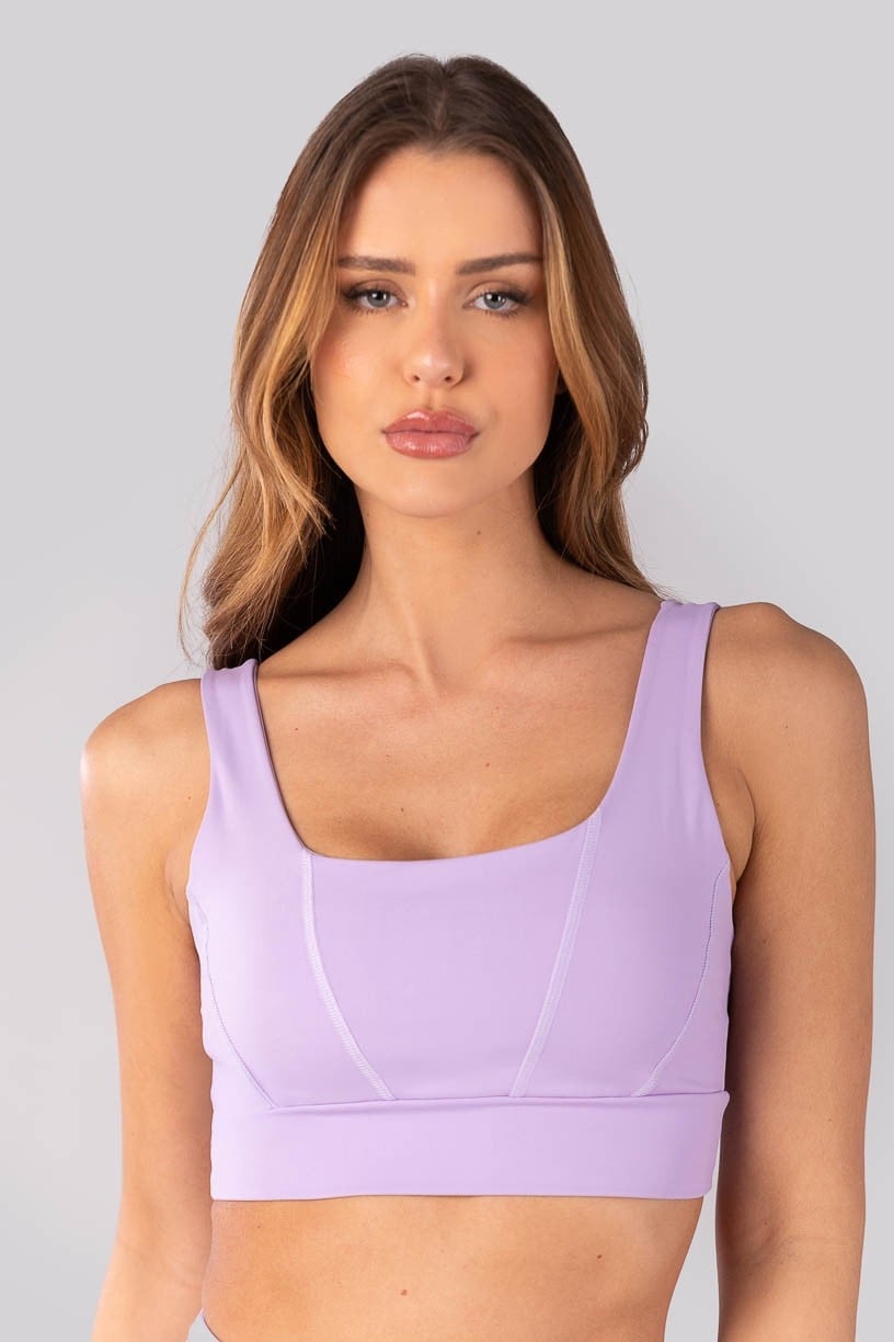 Top com Detalhe de Cobertura (Lilás) | Ref: K4400-A