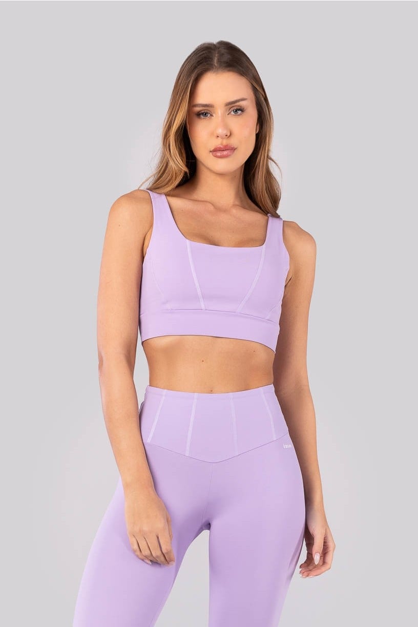 Top com Detalhe de Cobertura (Lilás) | Ref: K4400-A