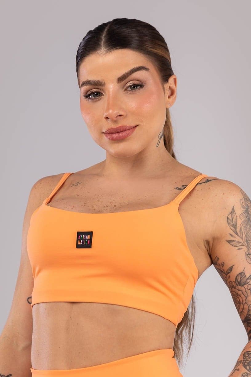 Top com Alças Reguláveis (Laranja Claro) | Ref: K3871-D