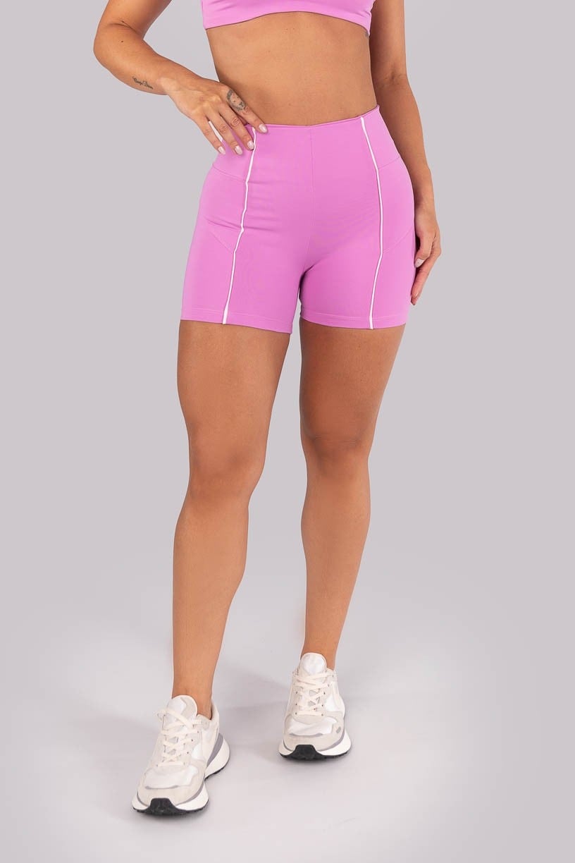 Short com Vivo e sem Cós Aparente (Aurora / Off-White) | Ref: K4550-B