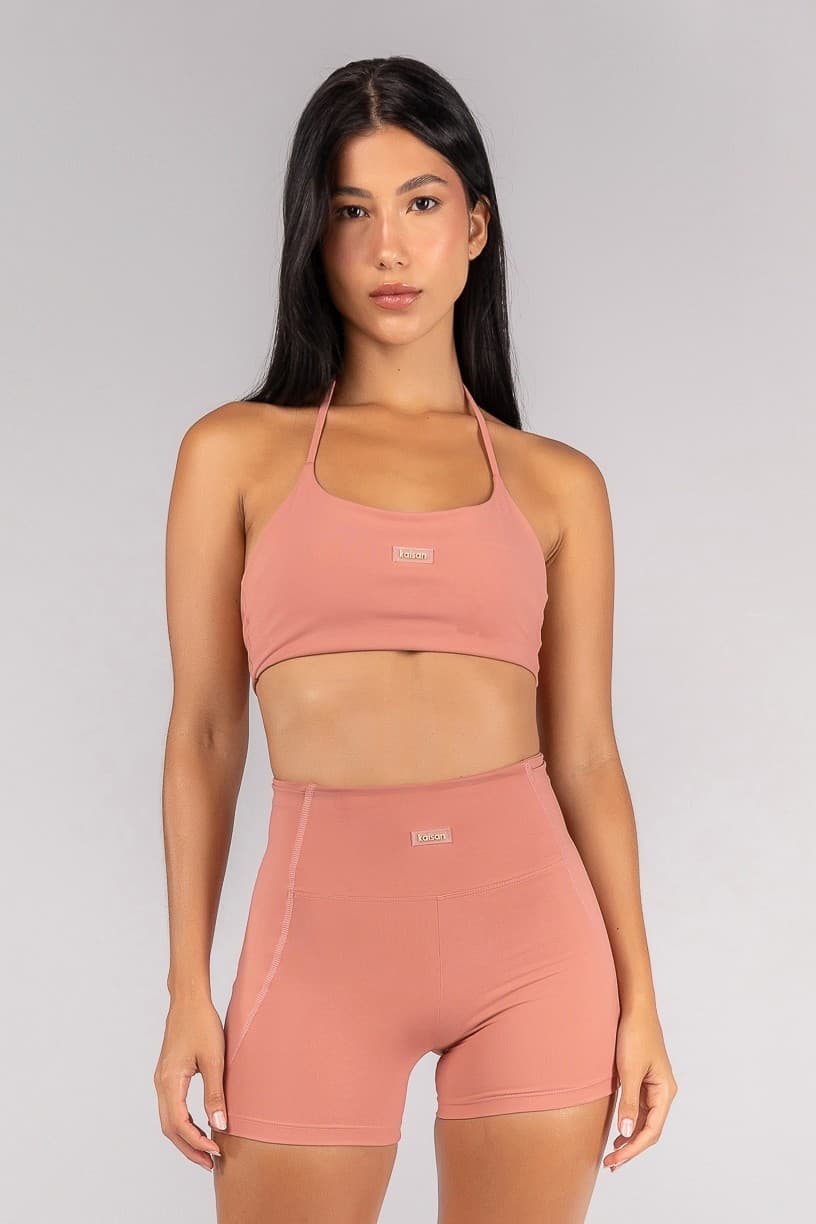 Top Frente Única com Tiras nas Costas (Telha) | Ref: K4523-D