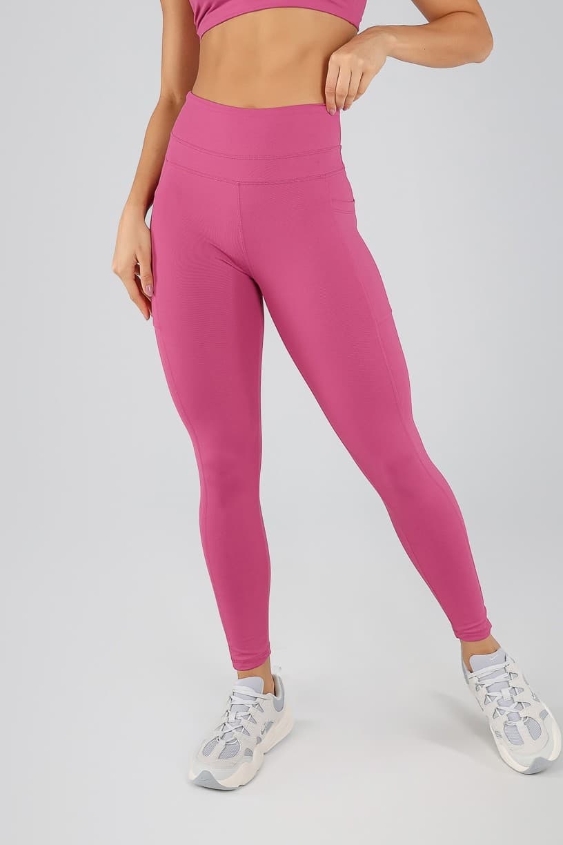 Calça Legging com Recorte no Cós e Bolsos nas Laterais (Sorbet) | Ref: K4716-B