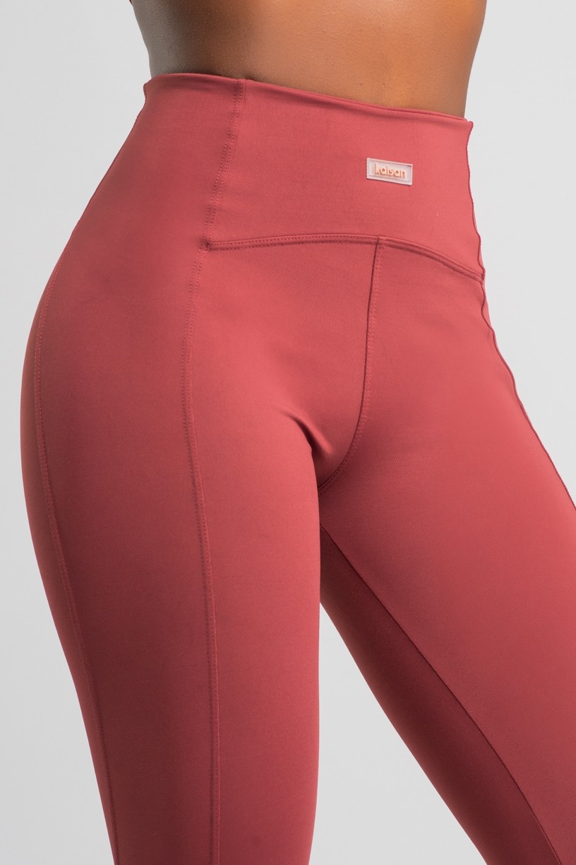 Calça Legging com Faixa Lateral (Rum) | Ref: K4536-D