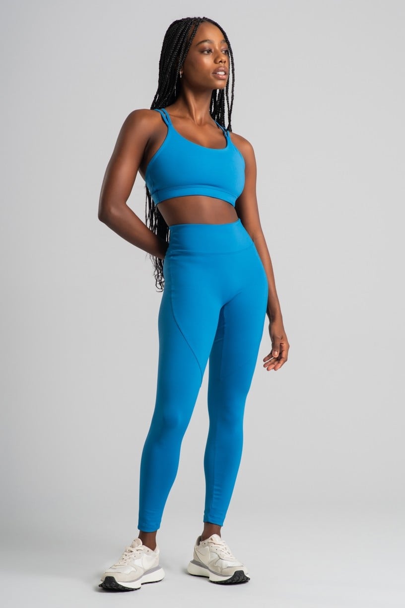 Top com Alças Duplas e Tiras nas Costas (Oceano) | Ref: K4821-A