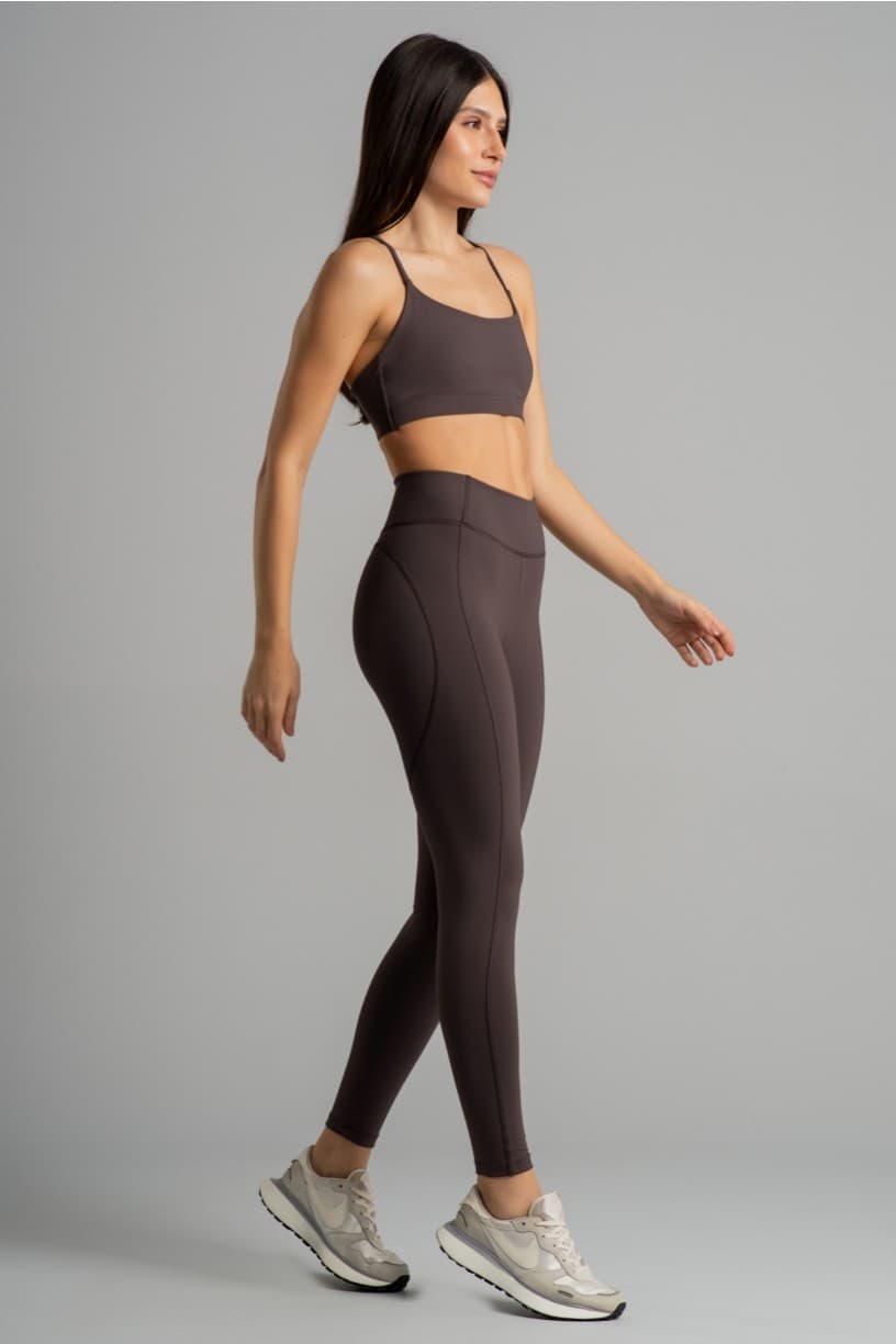 Calça Legging com Coberturas (Trufa) | Ref: K4387-E