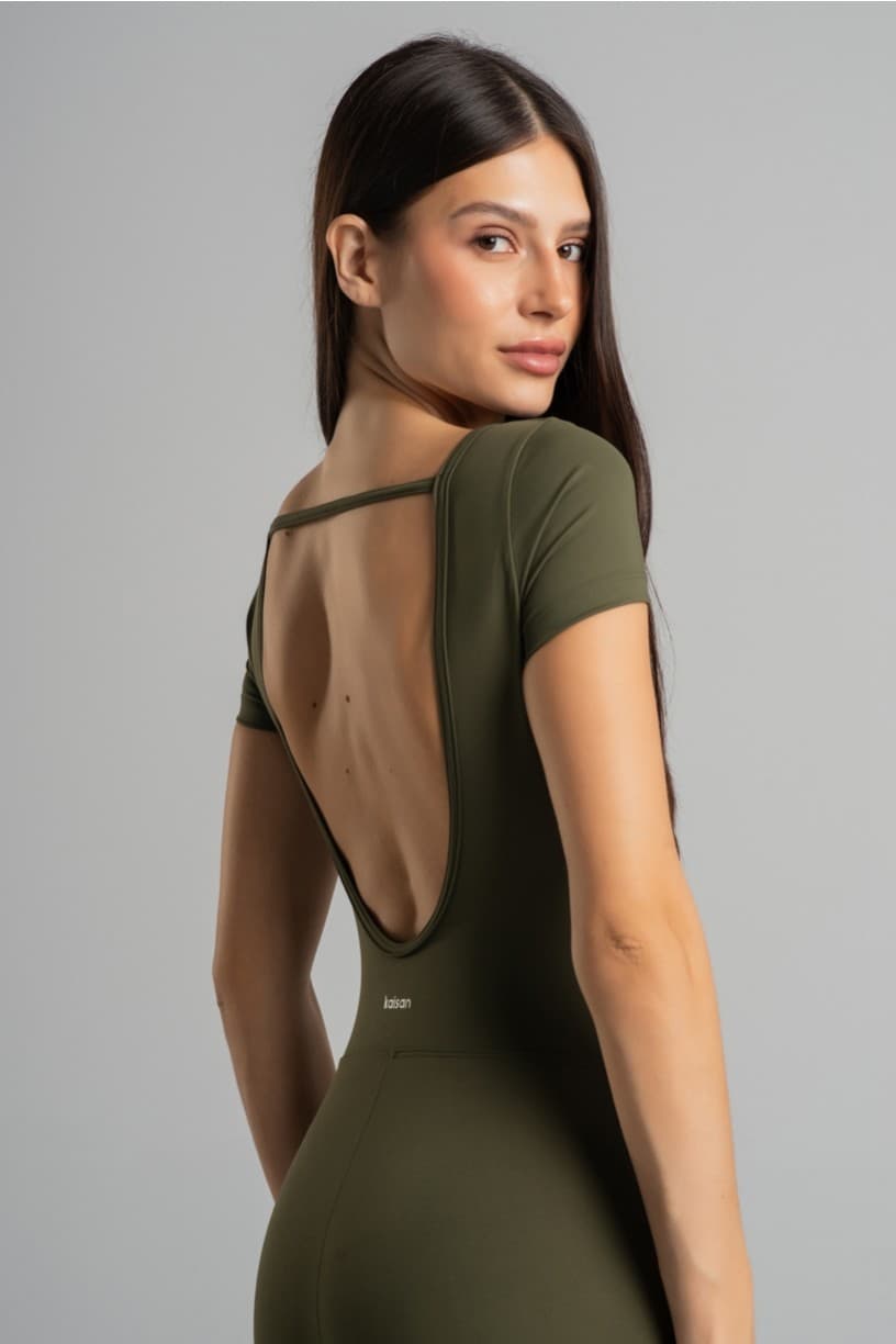 Macacão com Mangas Curtas (Militar) | Ref: K4323-C