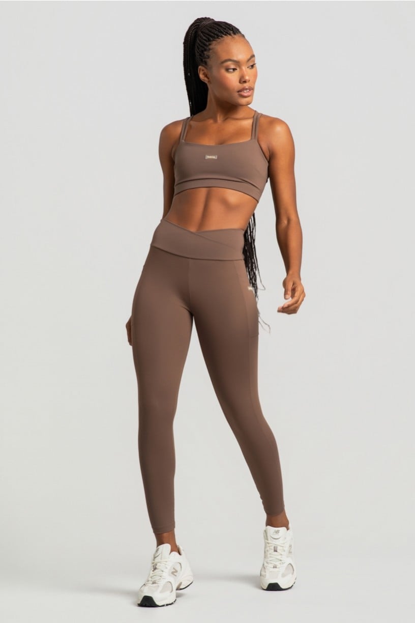 Top Decote Reto e Alças Duplas (Capuccino) | Ref: K4359-F