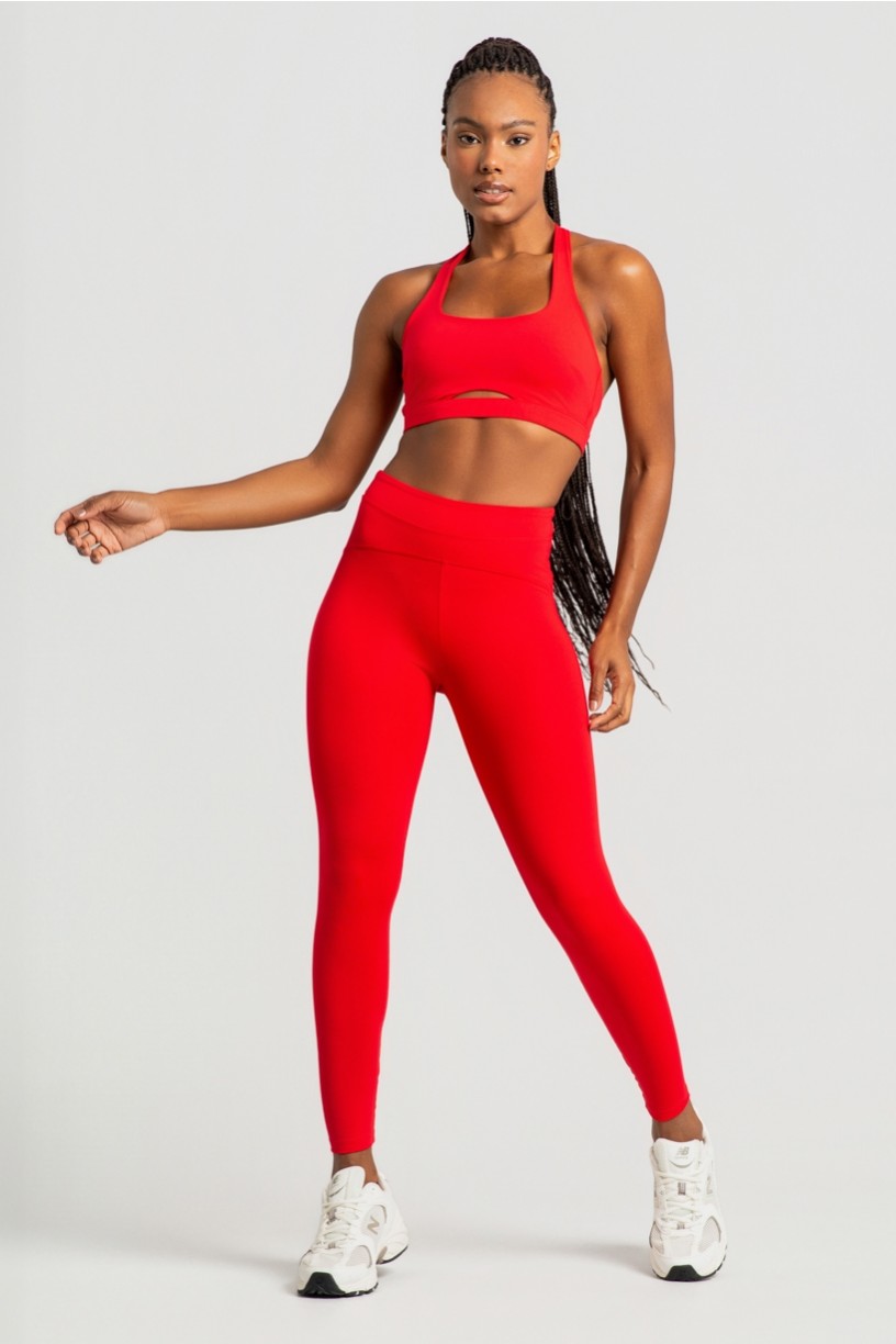 Calça Legging com Recortes no Cós (Apple) | Ref: K4957-B