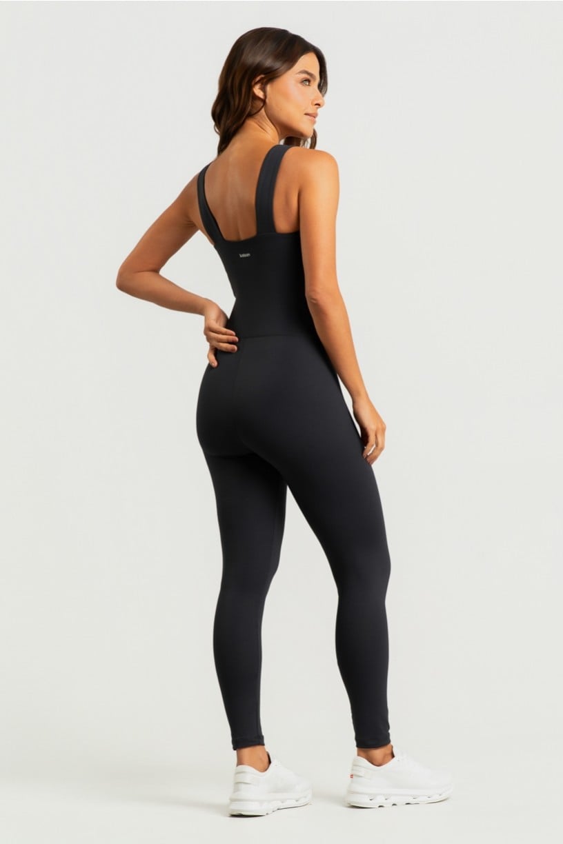 Macacão com Alças Largas (Preto) | Ref: K5018-A