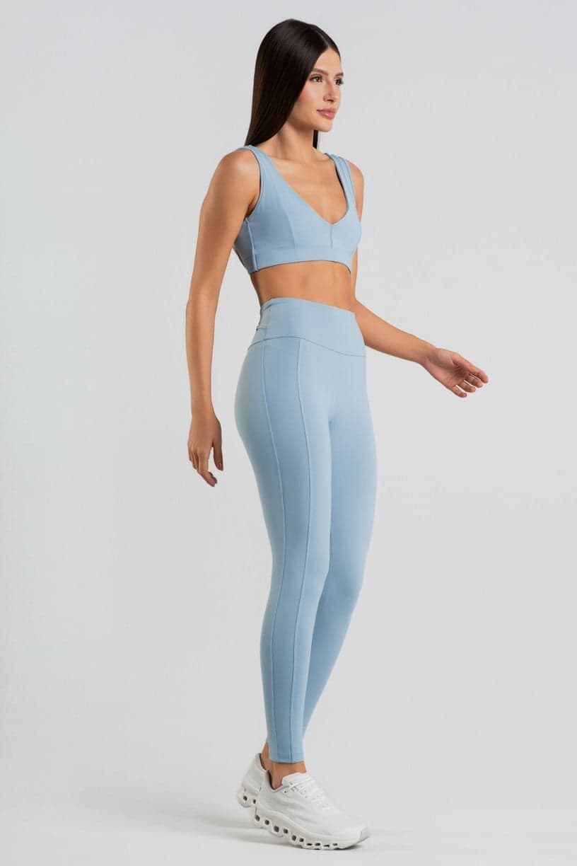 Calça Legging com Recorte e Bolso Amplo no Cós (Íris) | Ref: K5056-A