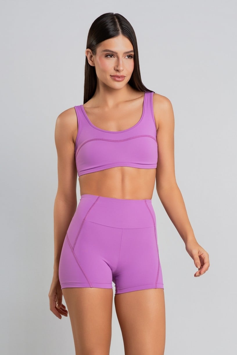 Short com Bolso no Cós Costas (Orquídea) | Ref: K4423-C