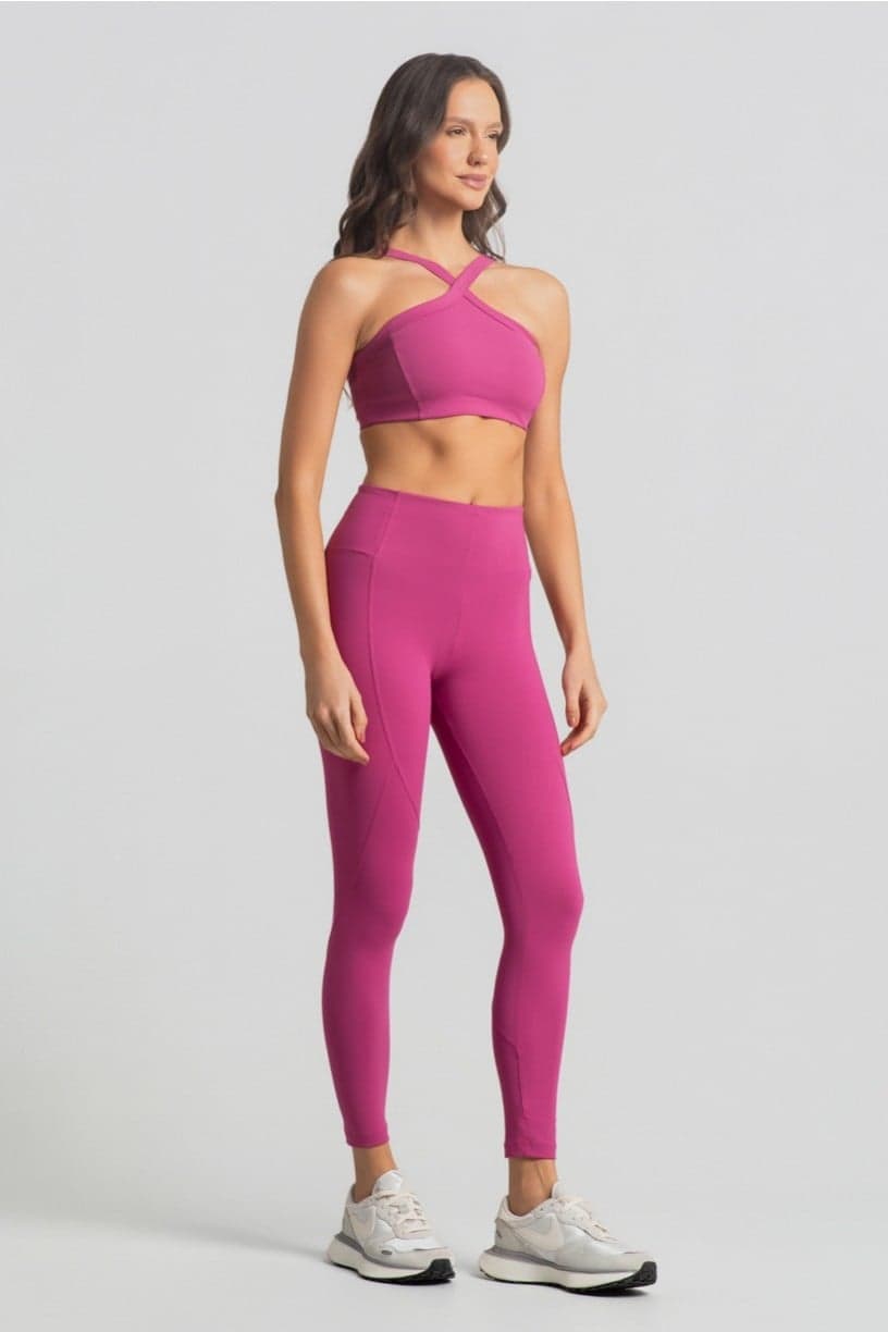Calça Legging com Recortes (Sorbet) | Ref: K4984-B