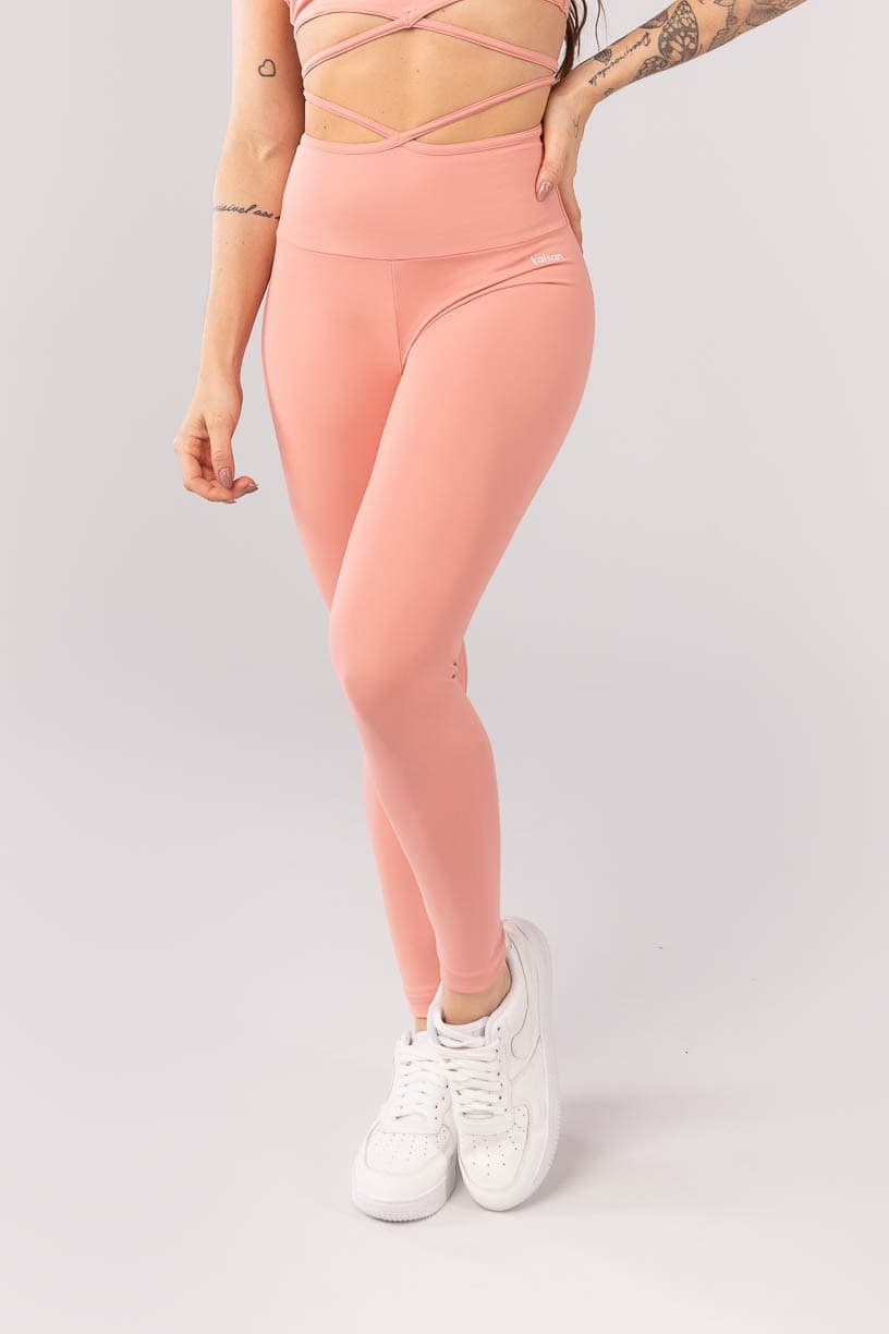 Calça Legging com Tira na Cintura (Rosa) | Ref: K4052-B