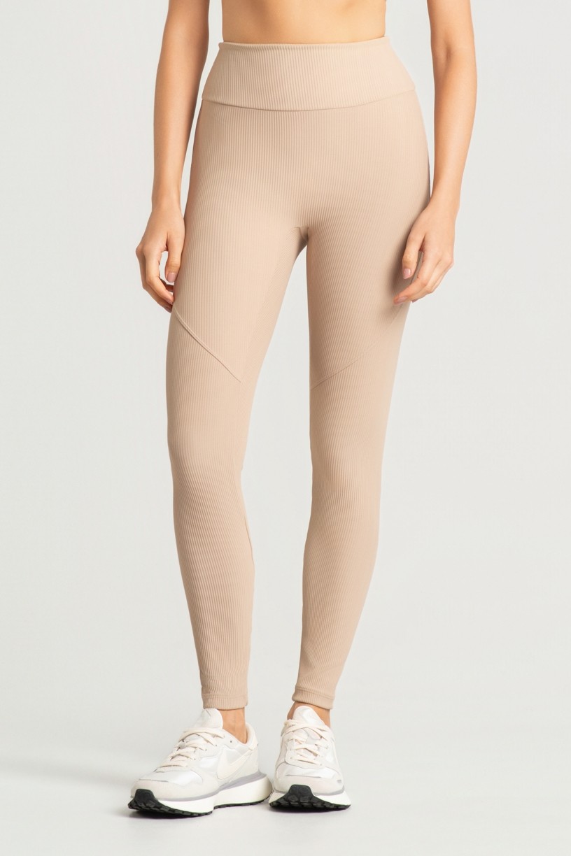 Calça Legging Canelada sem Gancho (Linho) | Ref: K5160-B