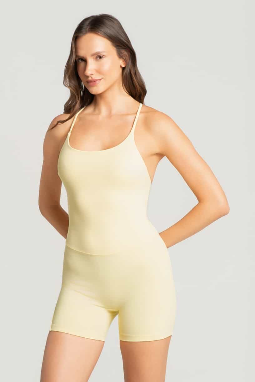 Macaquinho sem Gancho e Detalhe nas Costas (Manteiga) | Ref: K4846-C