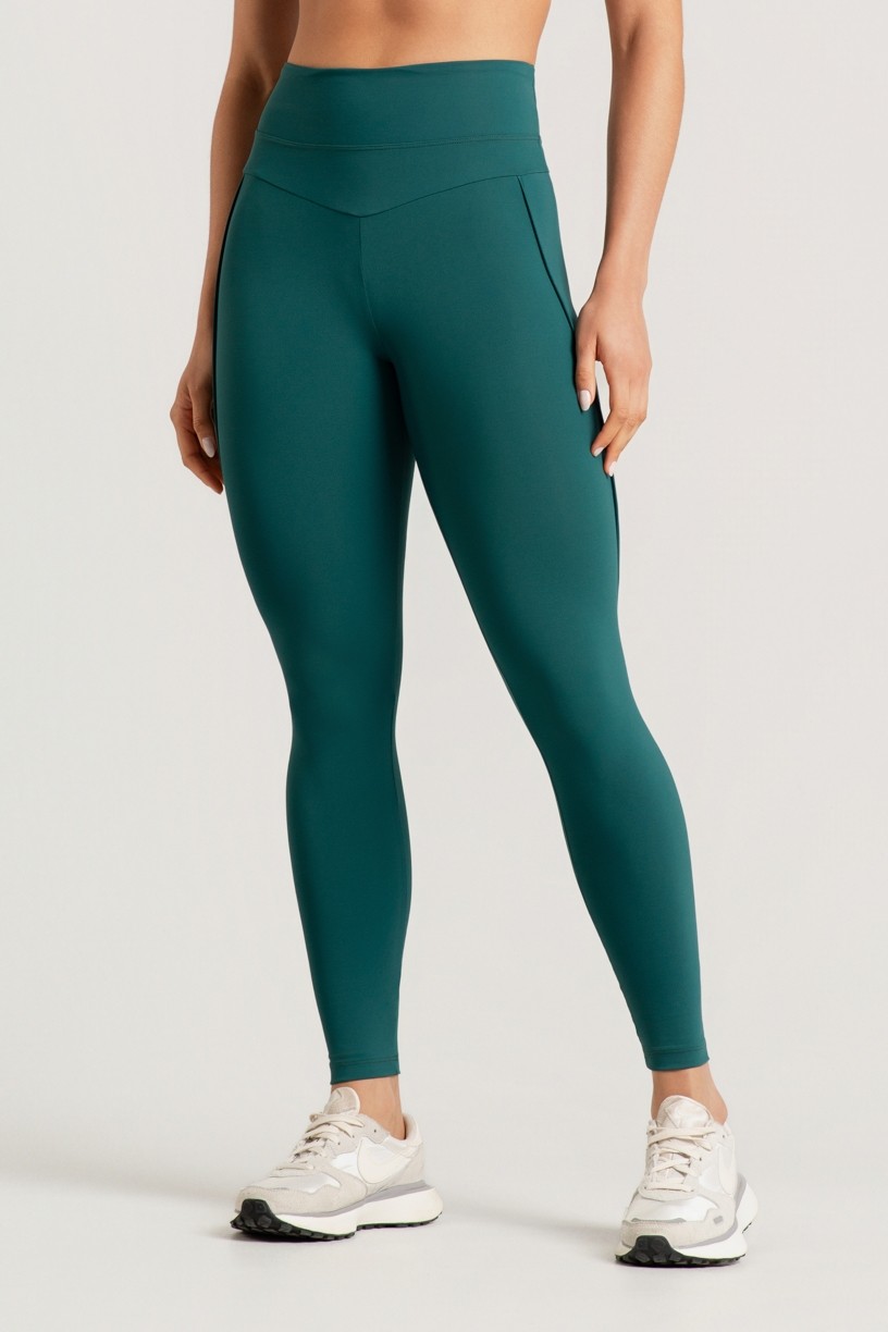 Calça Legging com Vivo e Bolso Invisível no Cós (Imperial) | Ref: K5137-B