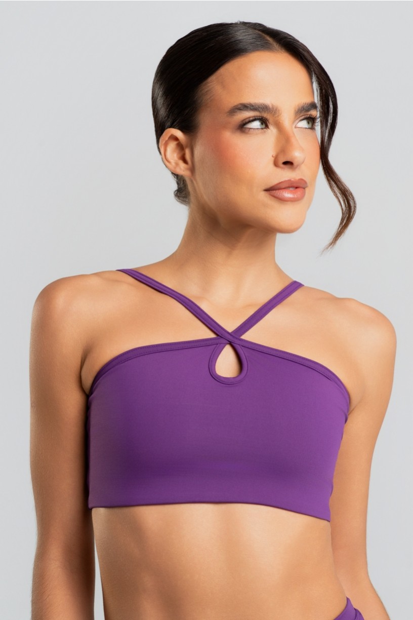 Top com Gota e Alças Reguláveis (Ametista) | Ref: K4289-F